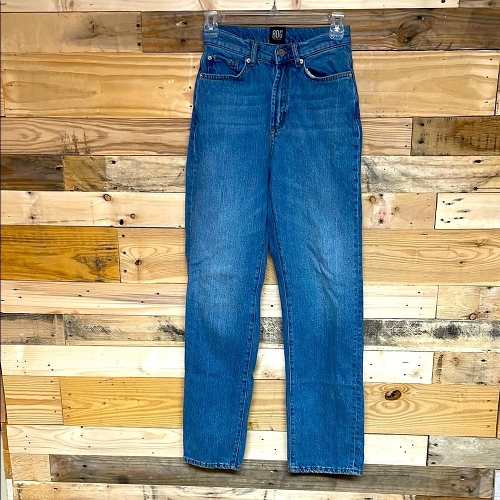 BDG size 25 Blue Medium Wash High-rise Stretch Jeans with 29” inseam